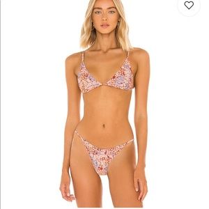 L*Space Millie Bikini Top in Lily of the Valley